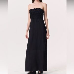 New rag & bone Catalina Ruched Maxi Dress size 10